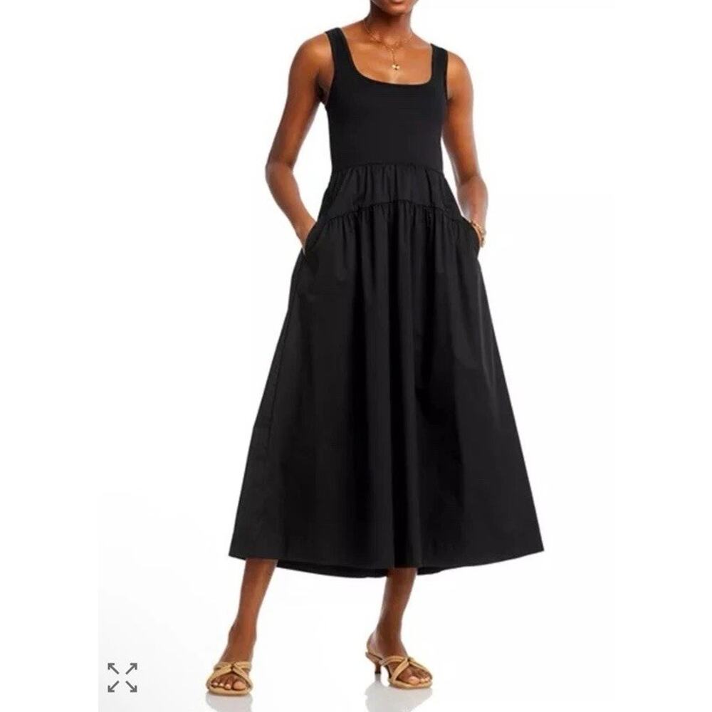 Line & Dot Jayde Midi Dress Size L Summer Beach Casual Brunch Date Night NWT